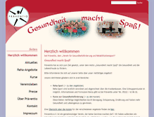 Tablet Screenshot of praeventio-ev.de